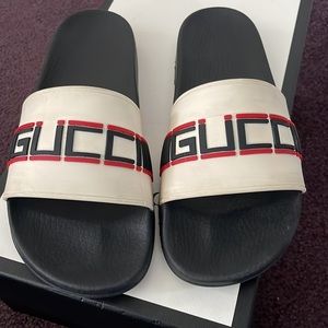 Authentic Gucci pool slides